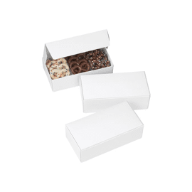 set chocolate candy boxes - white 